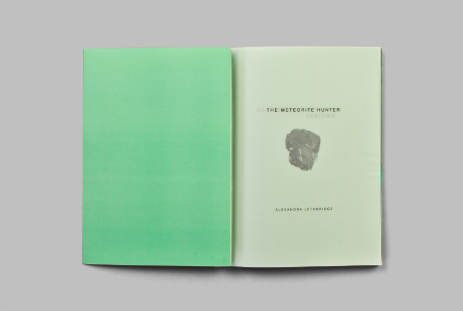 The Meteorite Hunter by Alexandra Lethbridge - Photobook