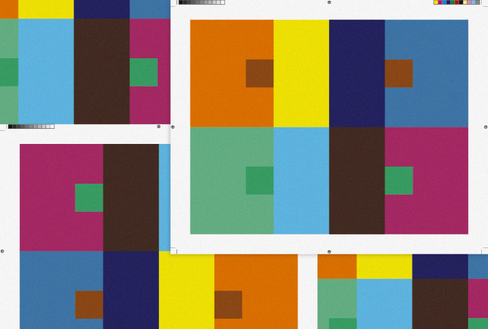Smooth flat colours